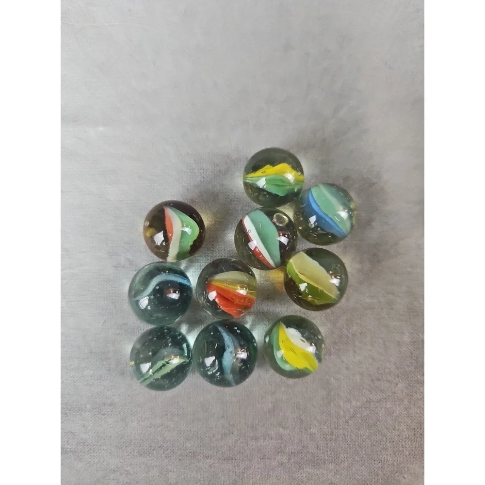 🔥Vintage Lot Of 141 Cats Eye Swirl‎ Marbles